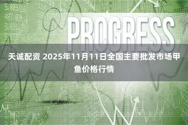 天诚配资 2025年11月11日全国主要批发市场甲鱼价格行情