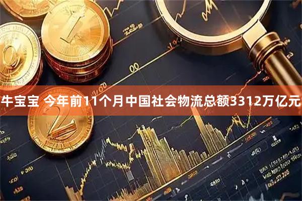 牛宝宝 今年前11个月中国社会物流总额3312万亿元