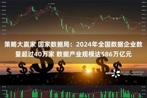 策略大赢家 国家数据局：2024年全国数据企业数量超过40万家 数据产业规模达586万亿元